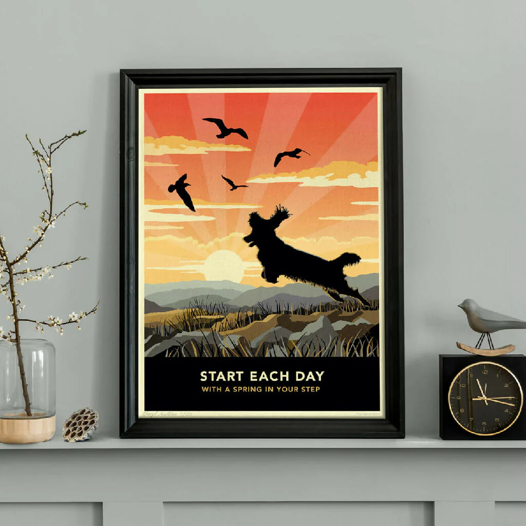 SPRINGER SPANIEL ‘WAGGY TAILS’ LIMITED EDITION ART PRINT - Image 3