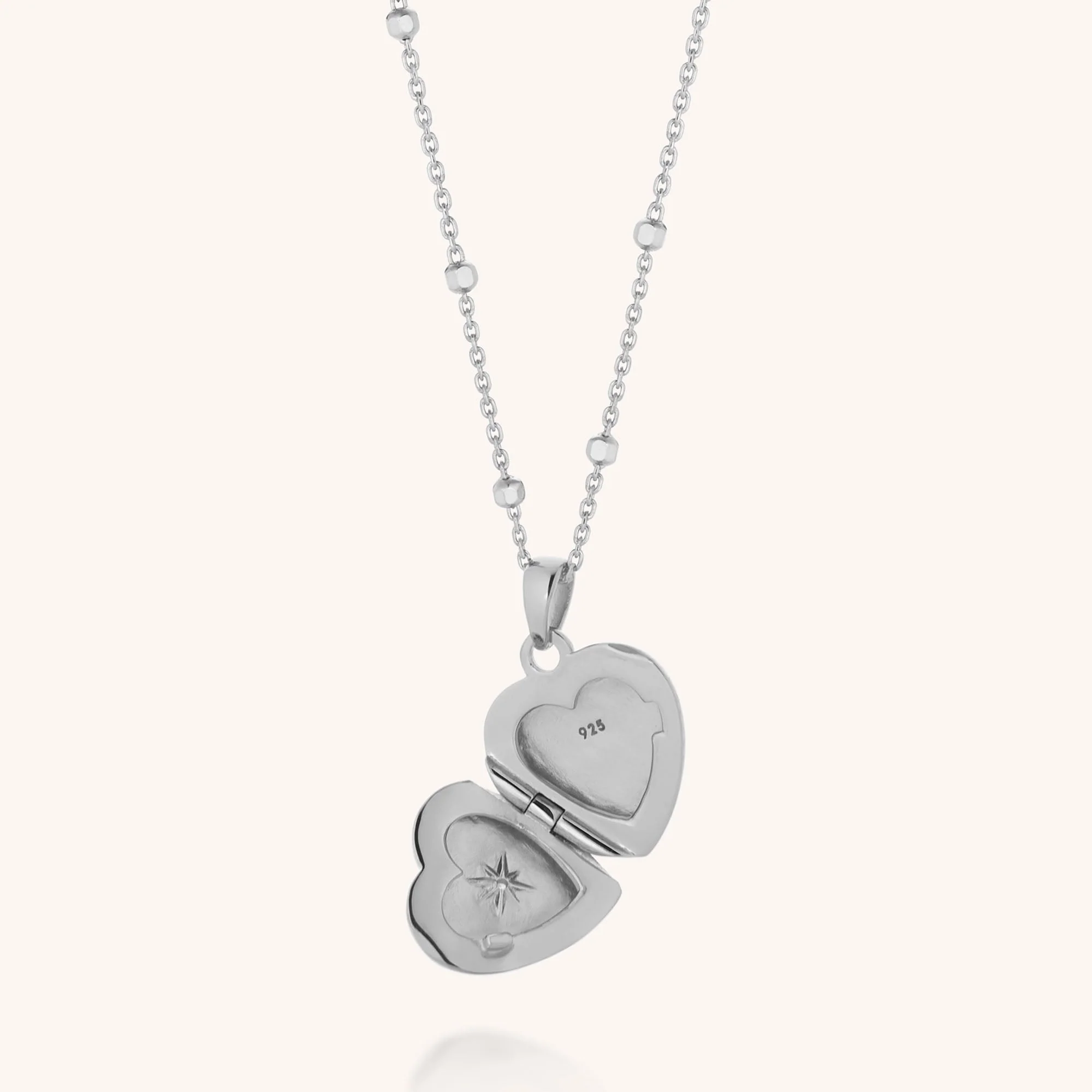 Starlight Heart Locket Necklace - Image 2