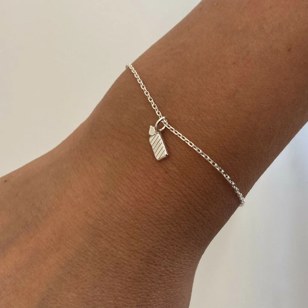 Sterling Silver Birthday Candle Charm Bracelet Greeting Card Gift | Birthday Gift - Image 2