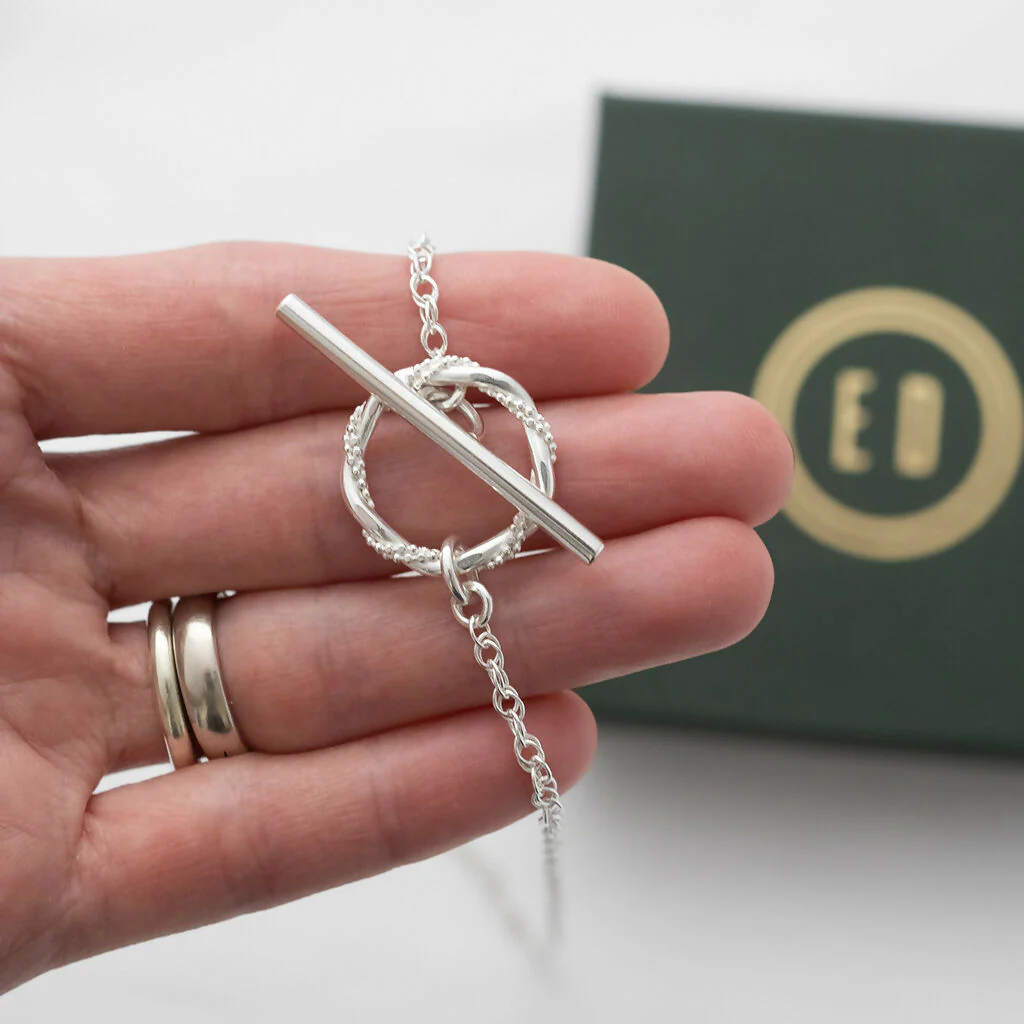 Sterling Silver Toggle Clasp Necklace - Image 6