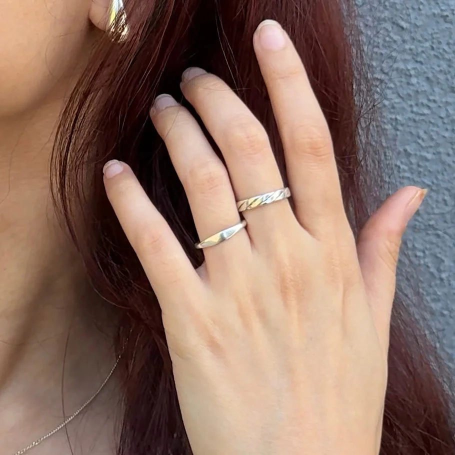Sterling Silver Twisted Rope Ring - Image 3