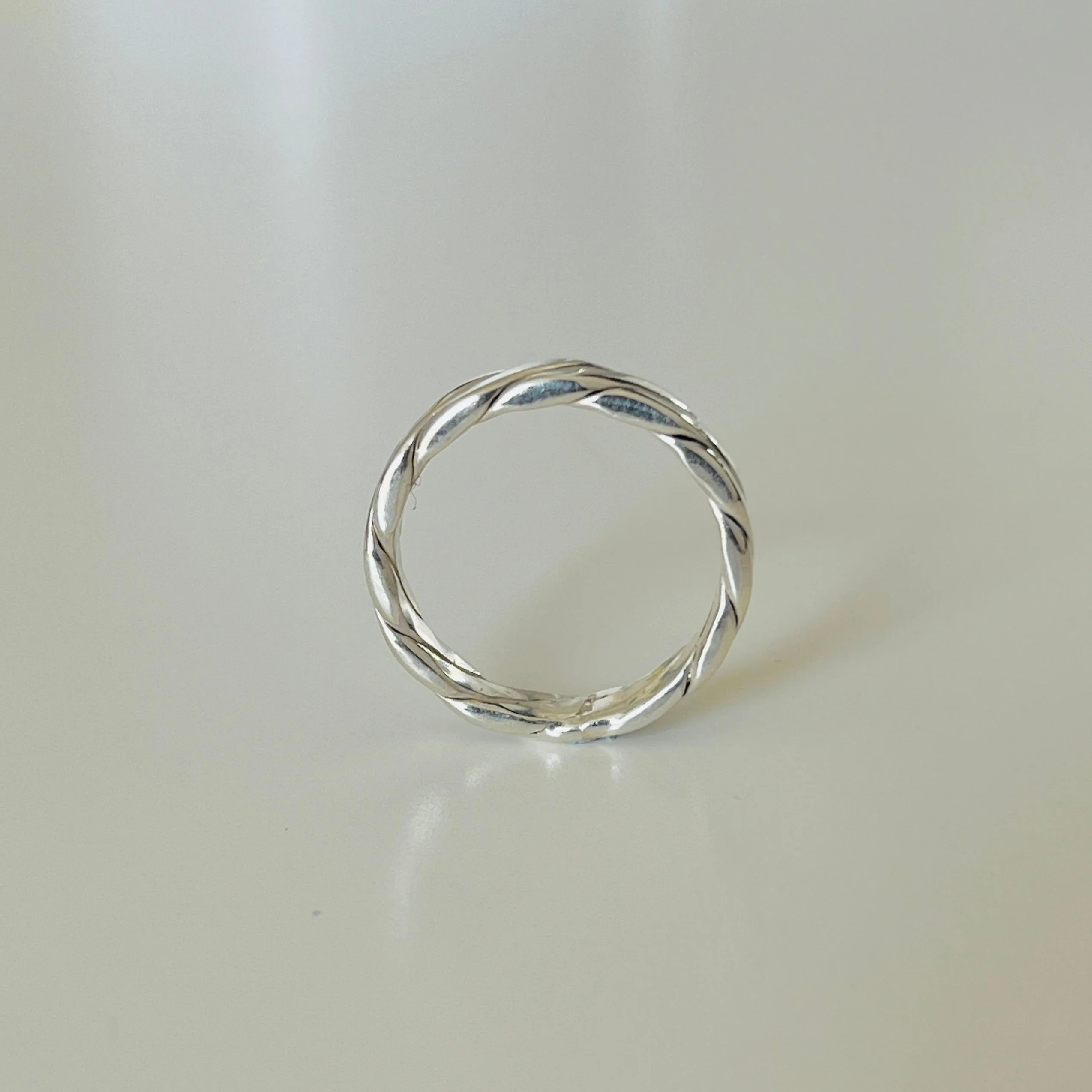 Sterling Silver Twisted Rope Ring - Image 5