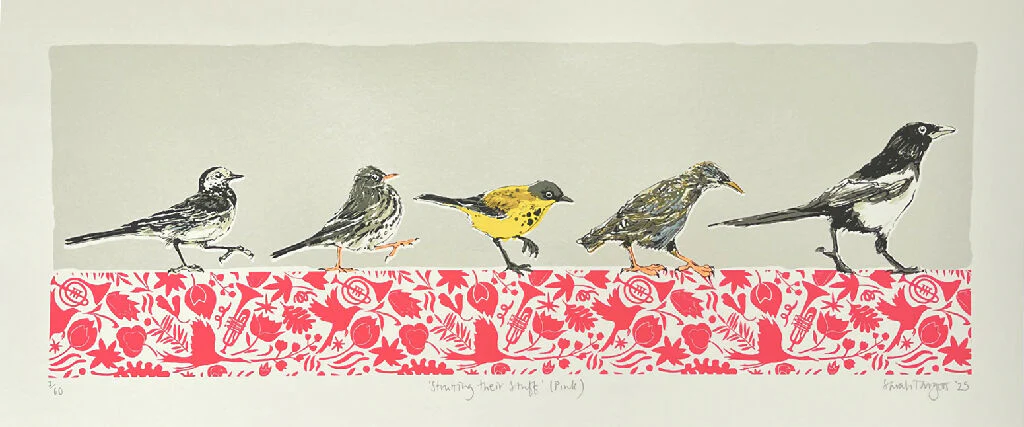 Strutting their Stuff Limited Edition Screenprint - Image 3