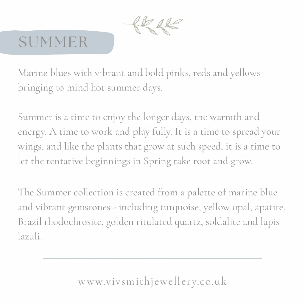 Summer Token Earrings with Apatite and Rhodochrosite - Image 4