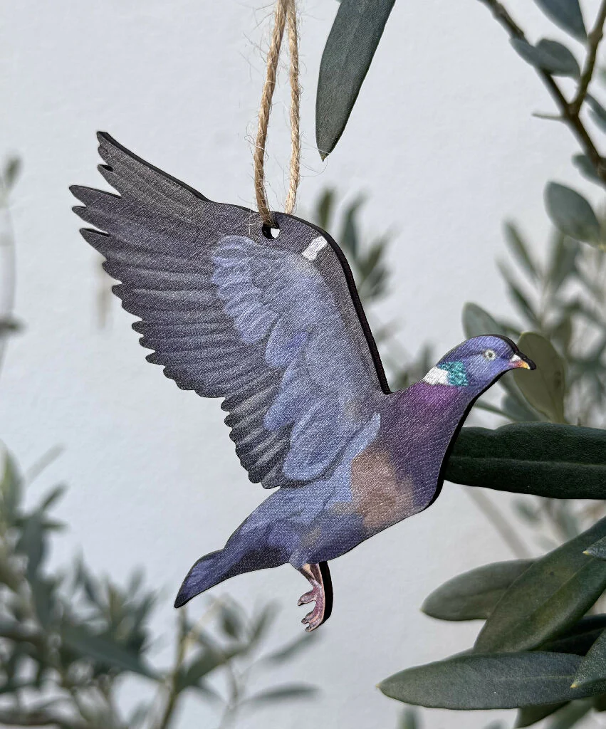 Sustainable Wood Pigeon Decoration - Image 2