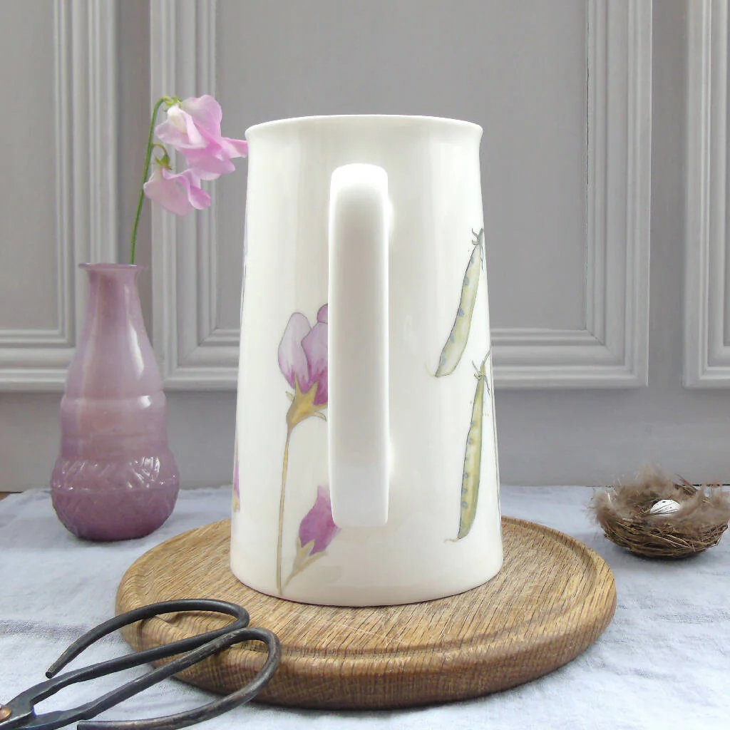 Sweet Pea Bone China Two Pint Jug - Image 4