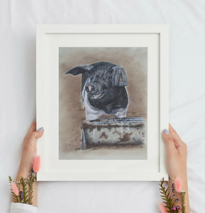 Swine Dining Limited Edition Giclée Print