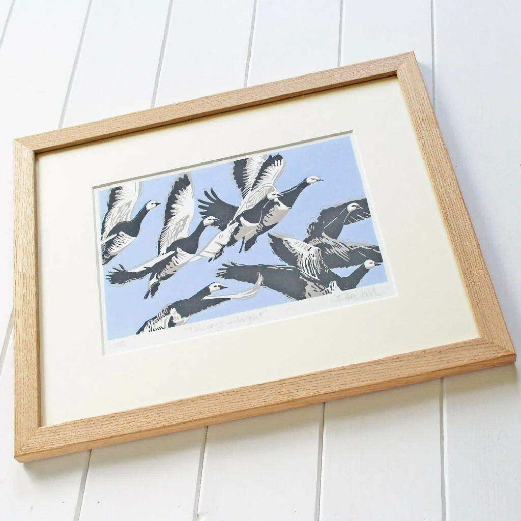 Taking Flight - Limited Edition - Original Linocut Print