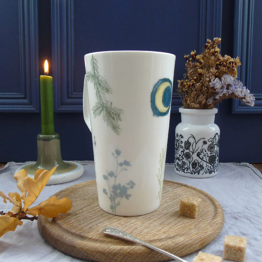 Tawny Owl Bone China Tall Mug - Image 5
