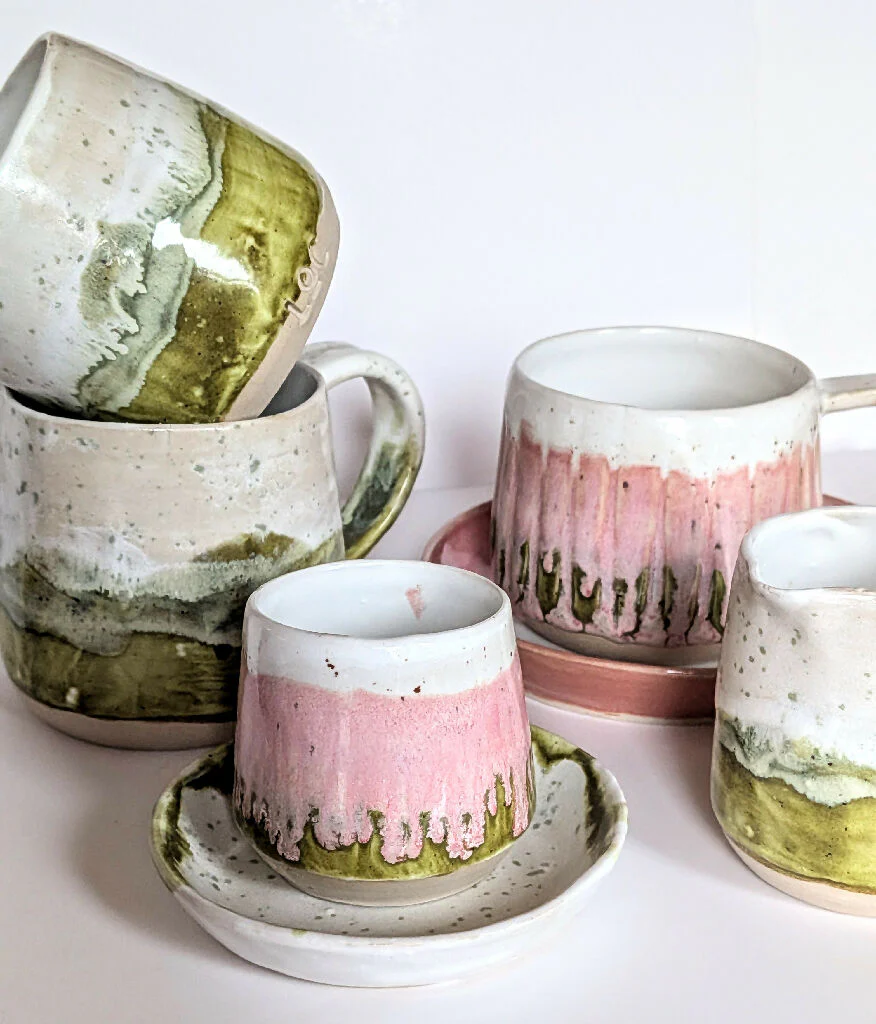 TEA CUP & SAUCER - Moss & Blossom - Image 10