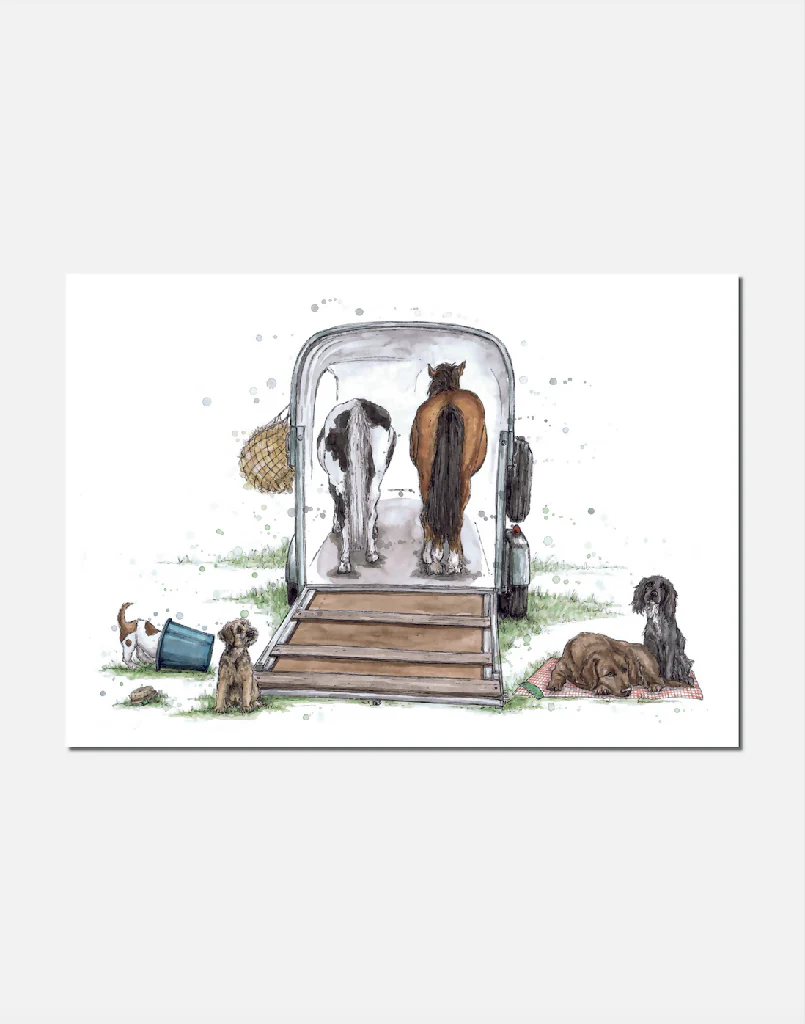 Team On Tour | Signed Limited Edition Print A4 size - Image 2