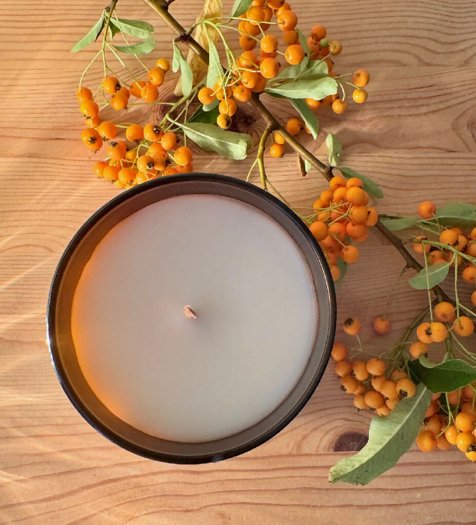 The Autumn - Hand Painted Pumpkin Spice candle - Image 3