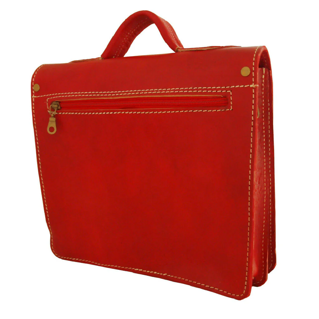 The Casablanca Mini Satchel in Red - Image 5