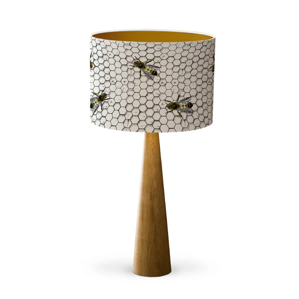 The Hive – Handmade Honeybee Lampshade – British Wildlife Collection - Image 5