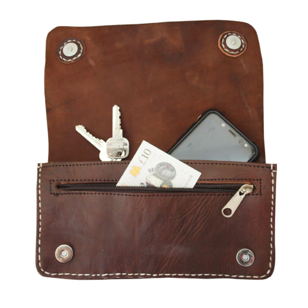 The Kenitra Shoulder Bag in Dark Brown - Image 3