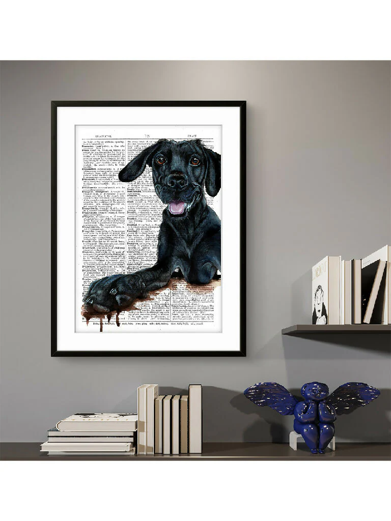 The Labrador - The Excavator - Hand painted original artwork - Image 4