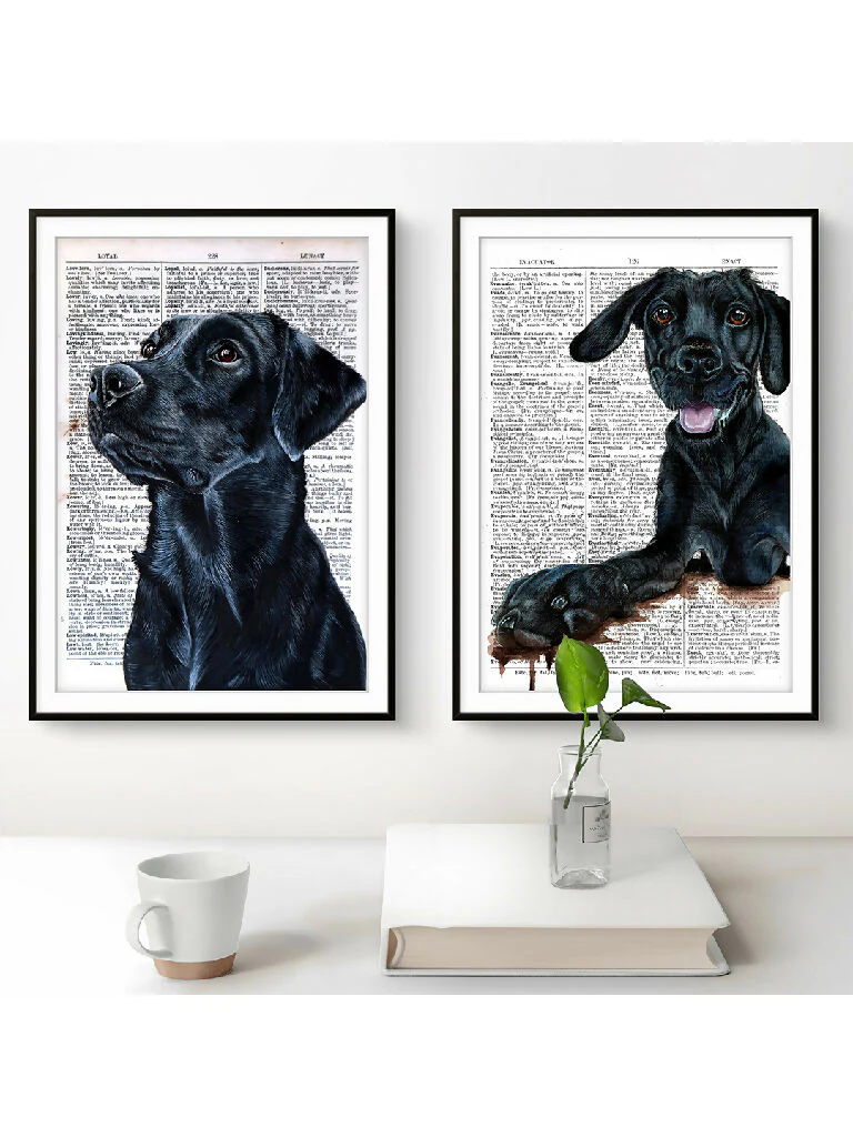 The Labrador - The Excavator - Hand painted original artwork - Image 5