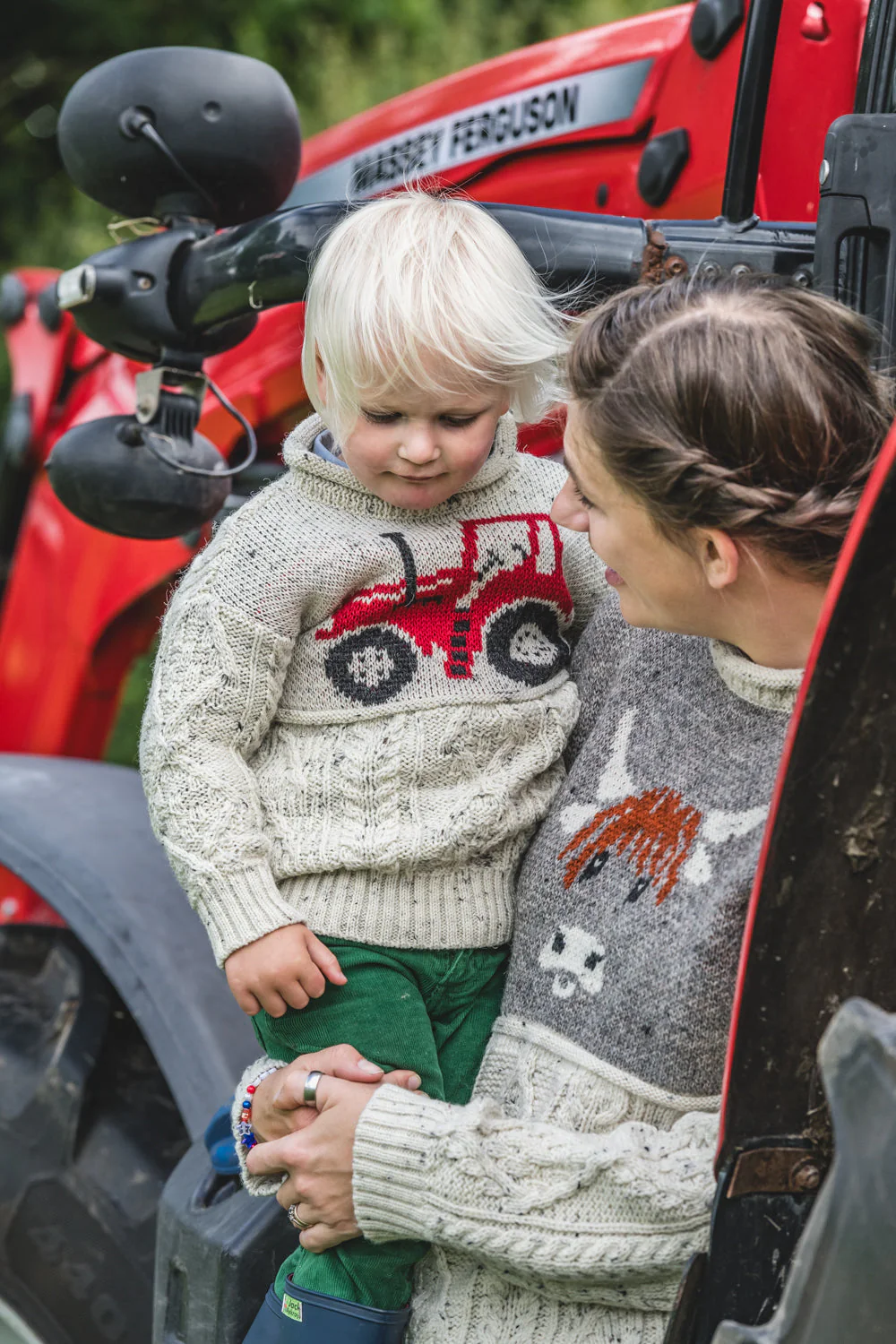 The Pilton - Highland Cow Knitted Jumper - Image 5