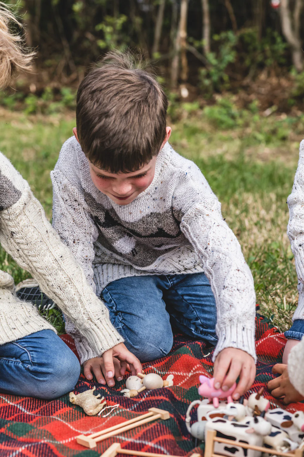 The Pipsqueak Priddy - Sheep Scene Knitted Jumper - Image 5