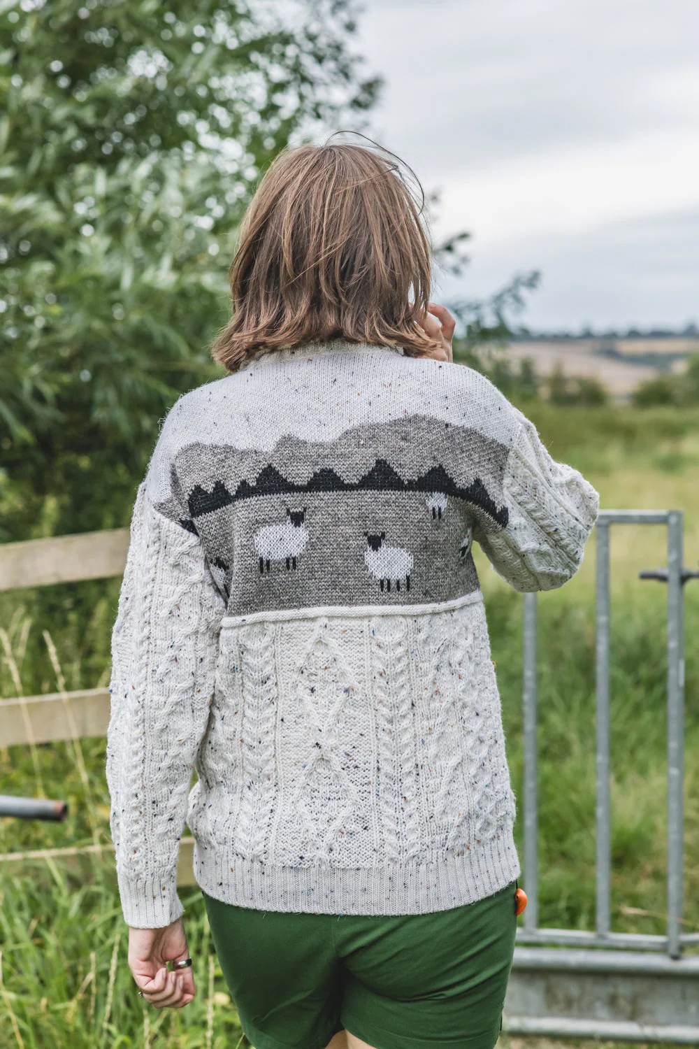 The Priddy - Sheep Scene Knitted Jumper - Image 4