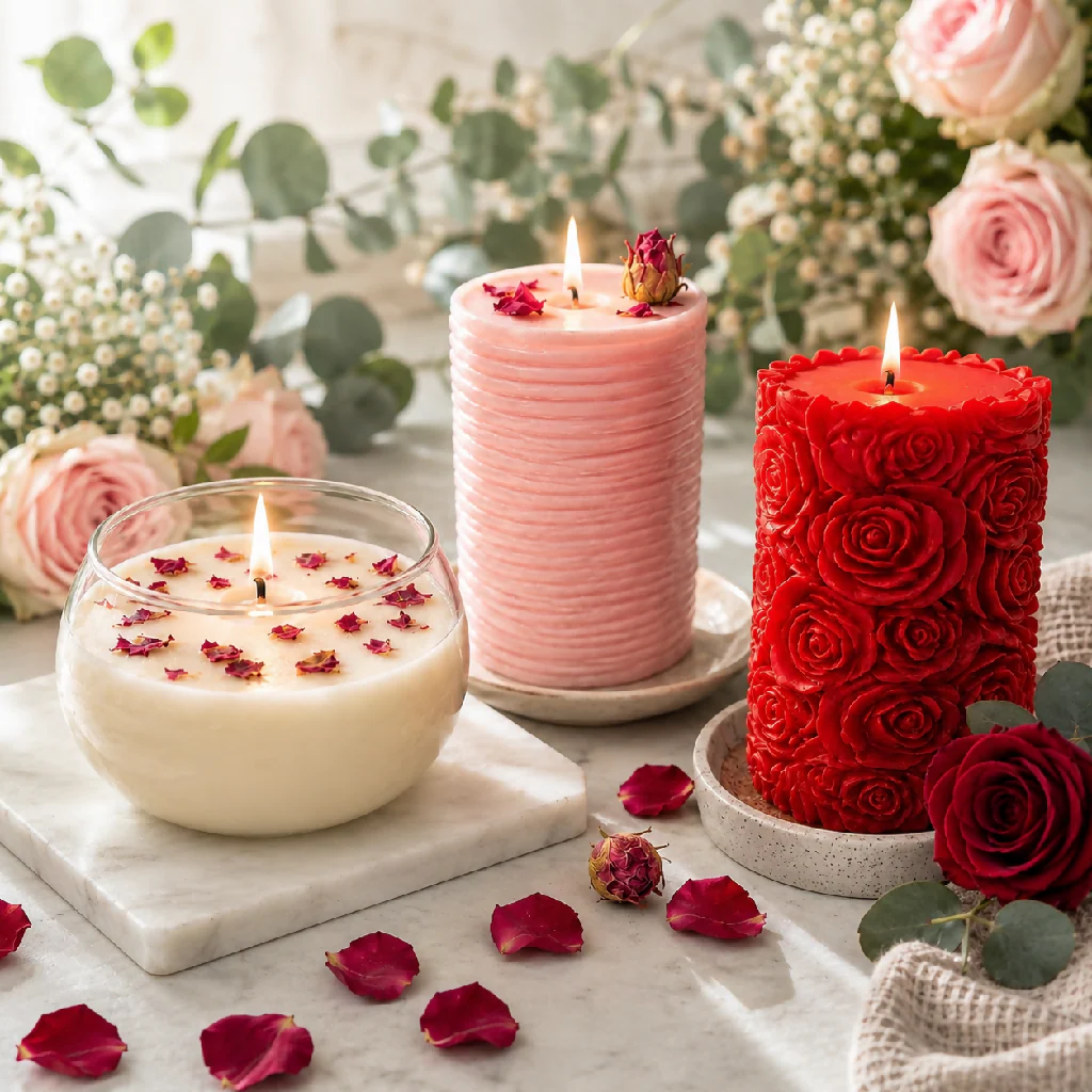 The Rose Candle Collection