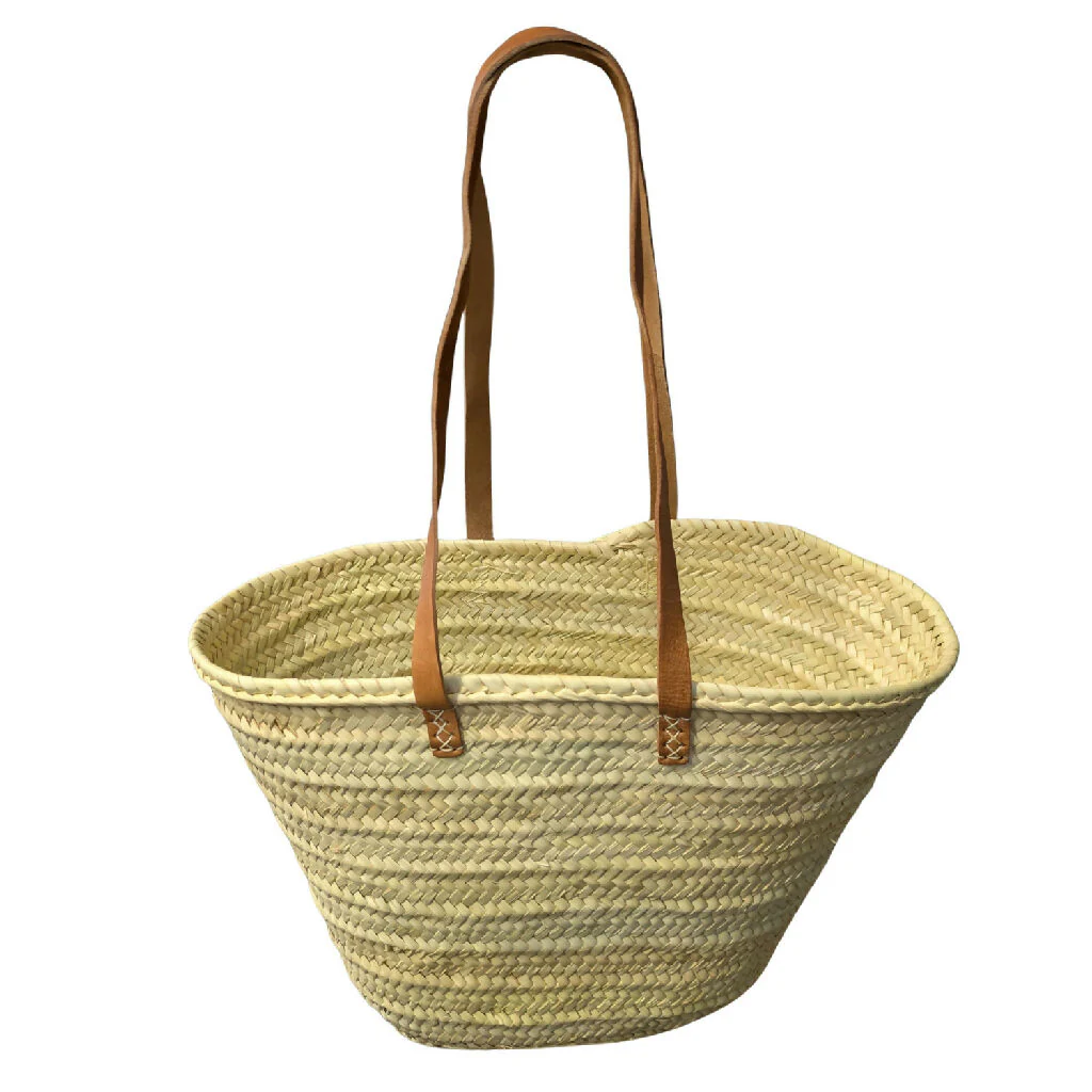 The Safi Large Rattan Beach Tote - Image 2