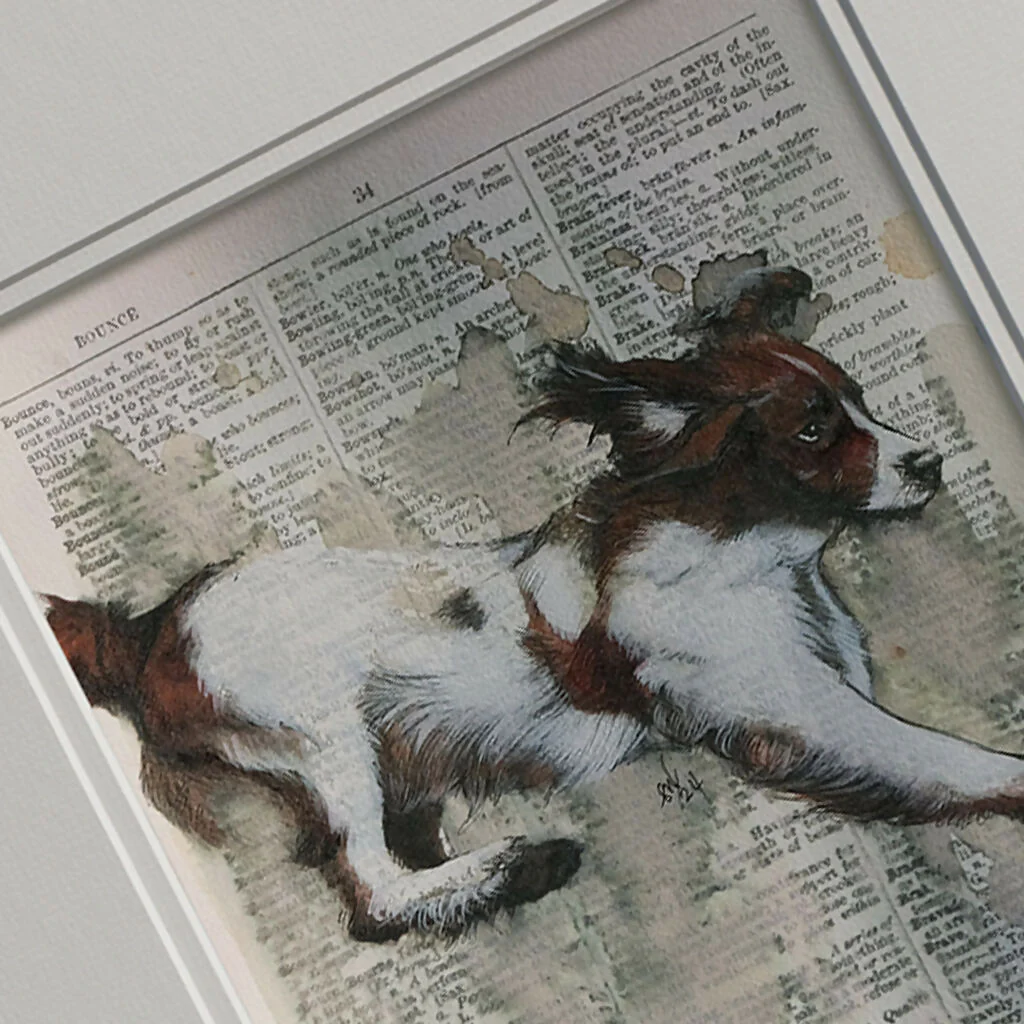The Springer Spaniel - Bounce - Hand painted original artwork - Image 2