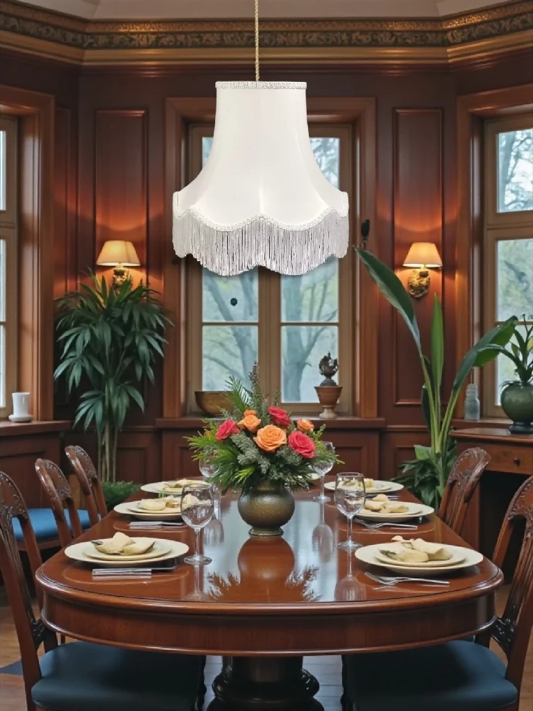 Traditional white fabric lampshades - Available in 8 sizes - Image 6