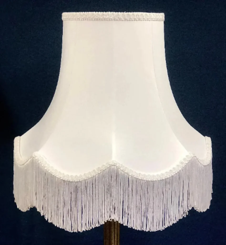Traditional white fabric lampshades - Available in 8 sizes - Image 7