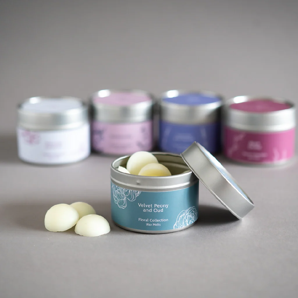 Velvet Peony and Oud Candle or Wax Melts - Image 2