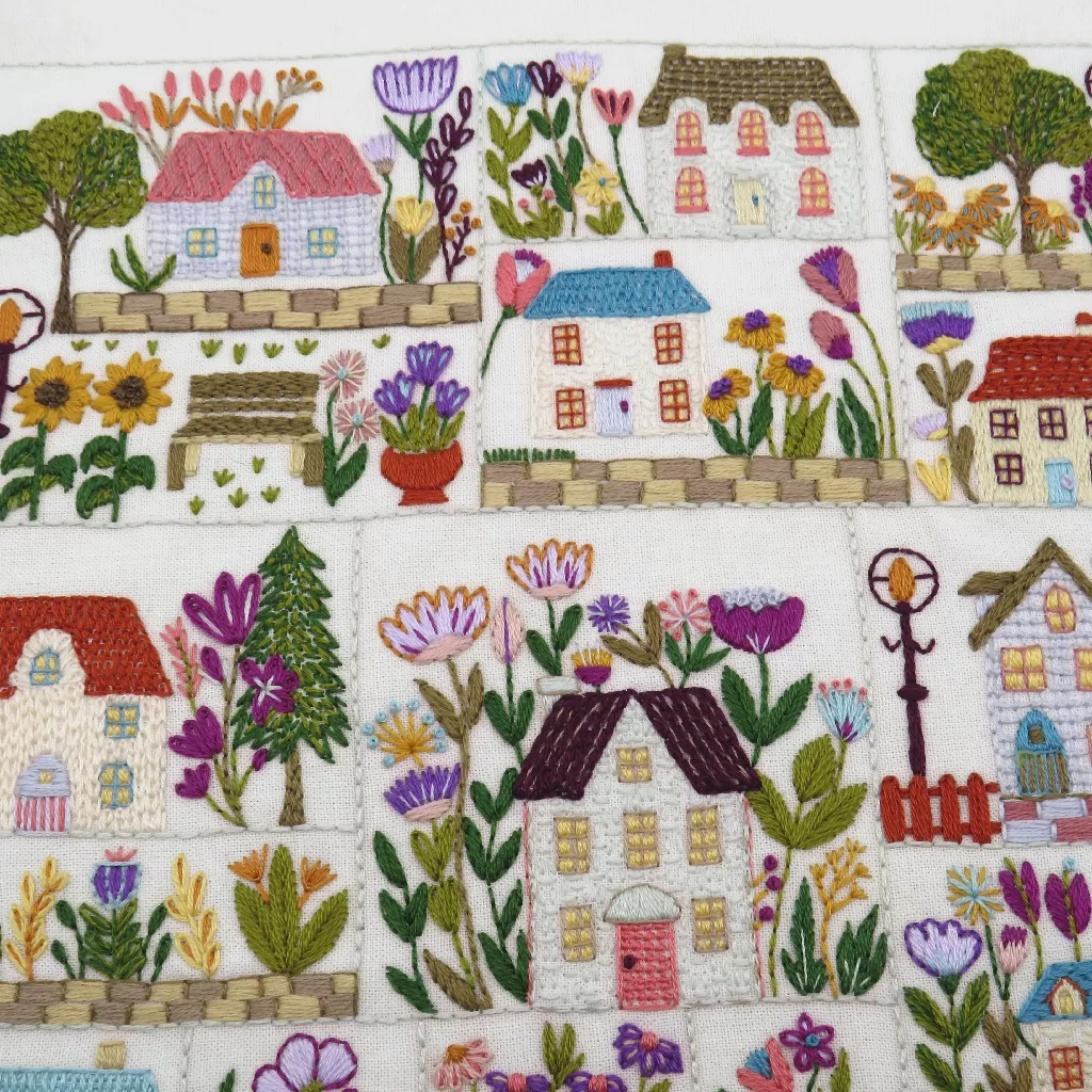 Village in Bloom Hand Embroidery Kit - Image 10