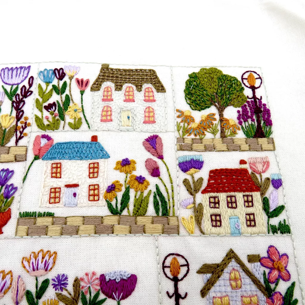 Village in Bloom Hand Embroidery Kit - Image 7