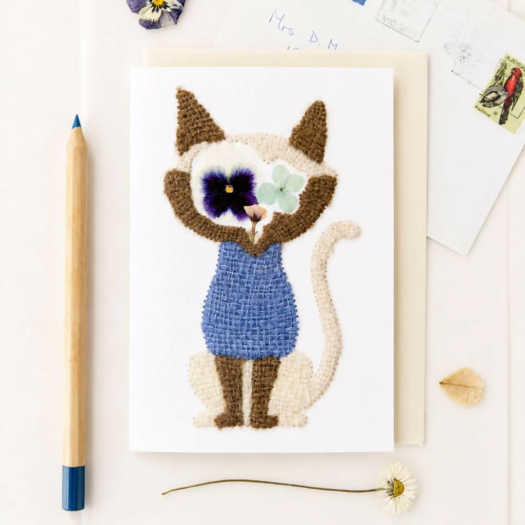 Vivienne The Cat Greetings Card