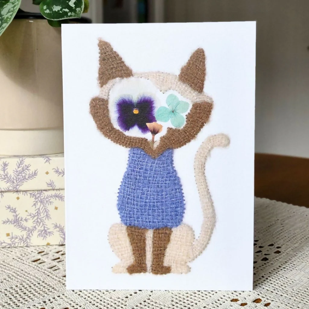 Vivienne The Cat Greetings Card - Image 2