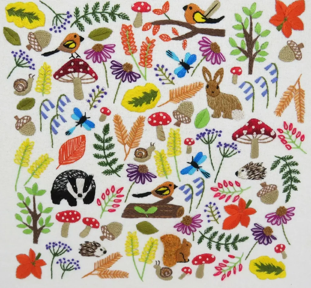 Walk in the Woods Modern Hand Embroidery - Image 2