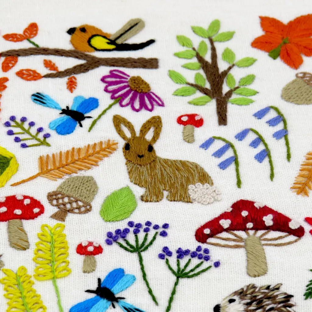 Walk in the Woods Modern Hand Embroidery - Image 4