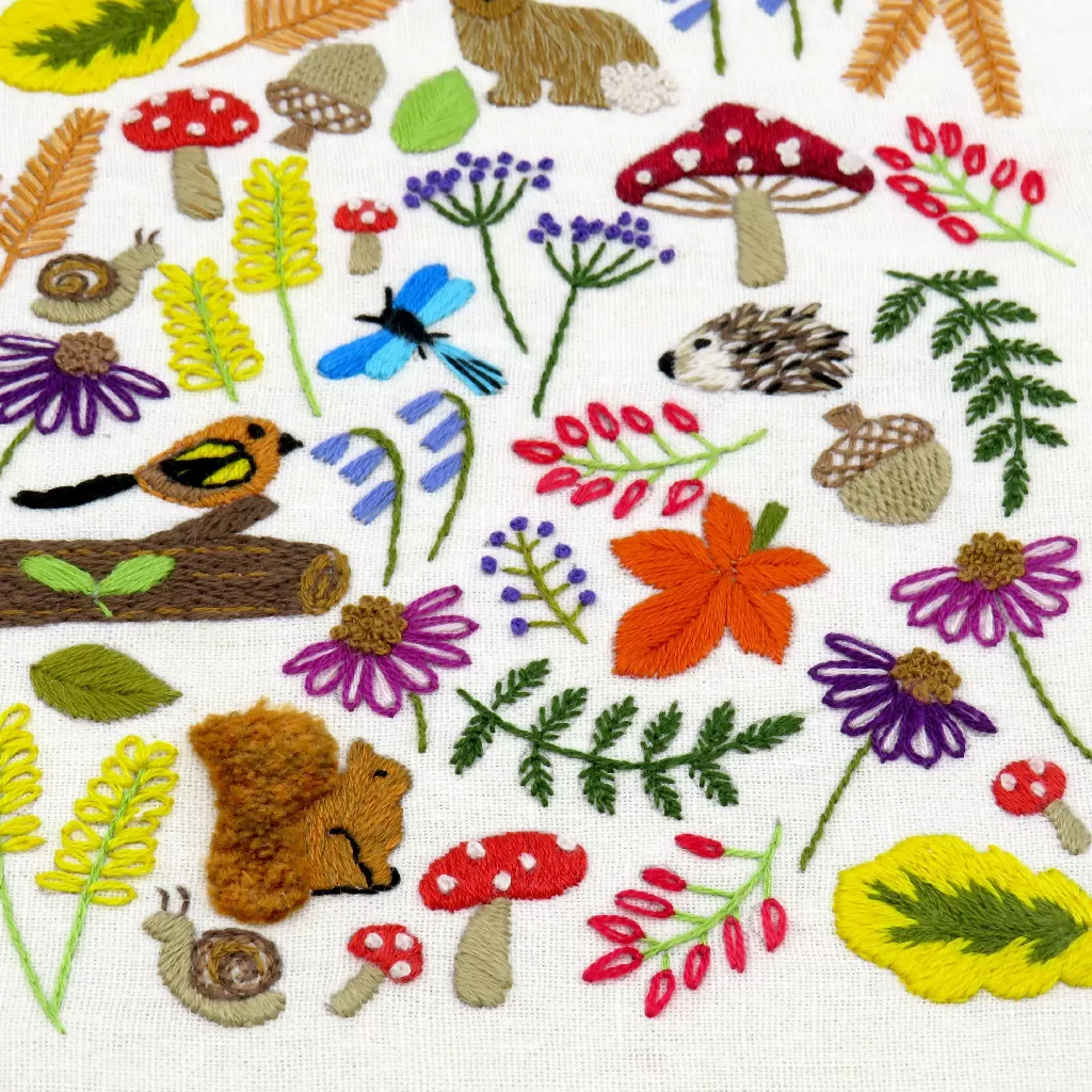 Walk in the Woods Modern Hand Embroidery - Image 5