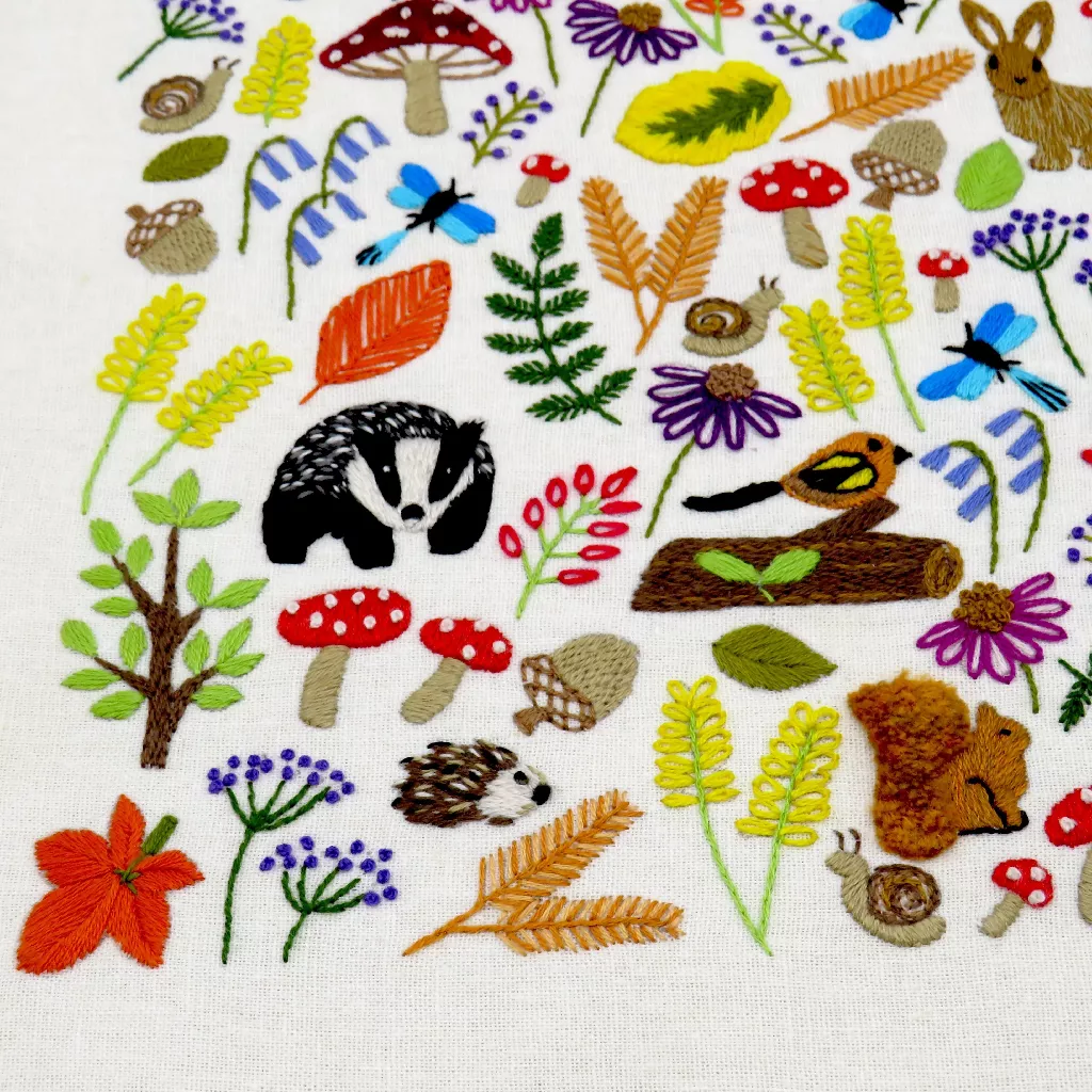 Walk in the Woods Modern Hand Embroidery - Image 7