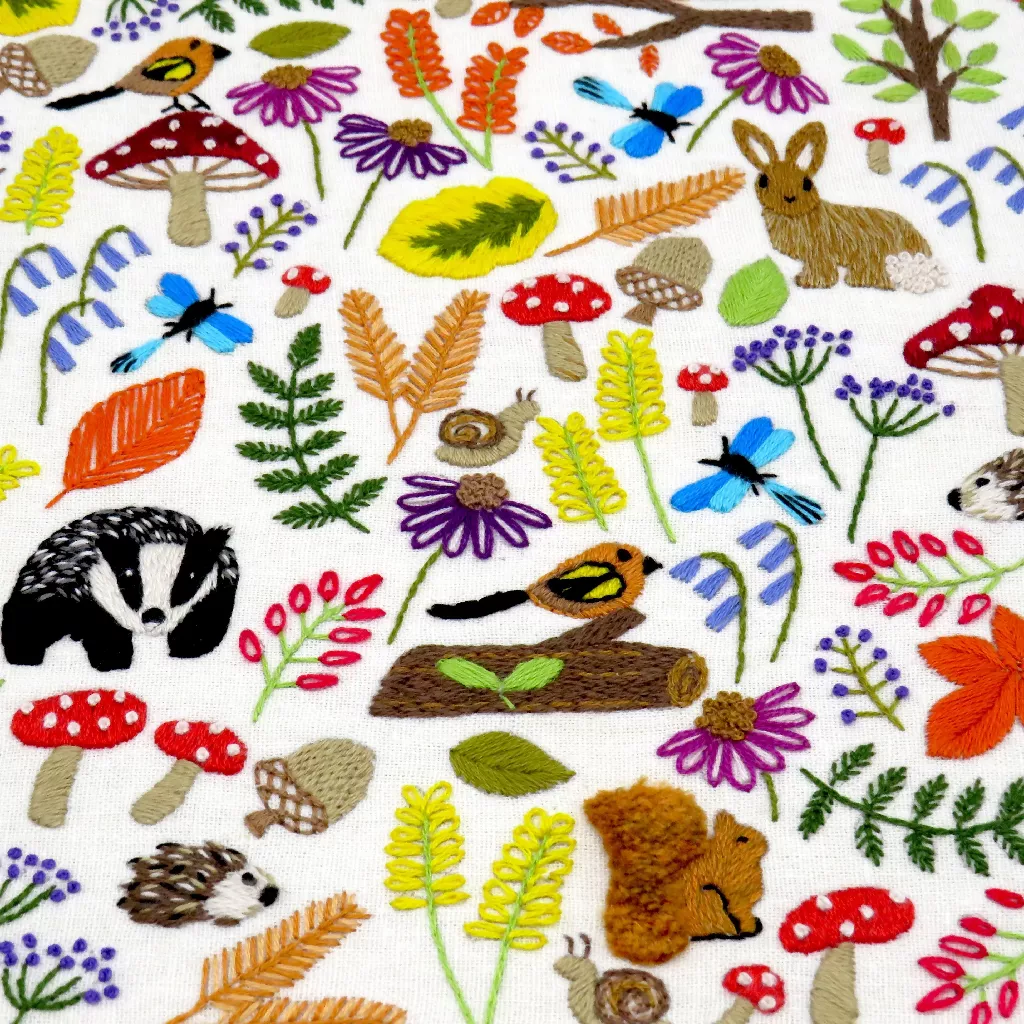 Walk in the Woods Modern Hand Embroidery - Image 9