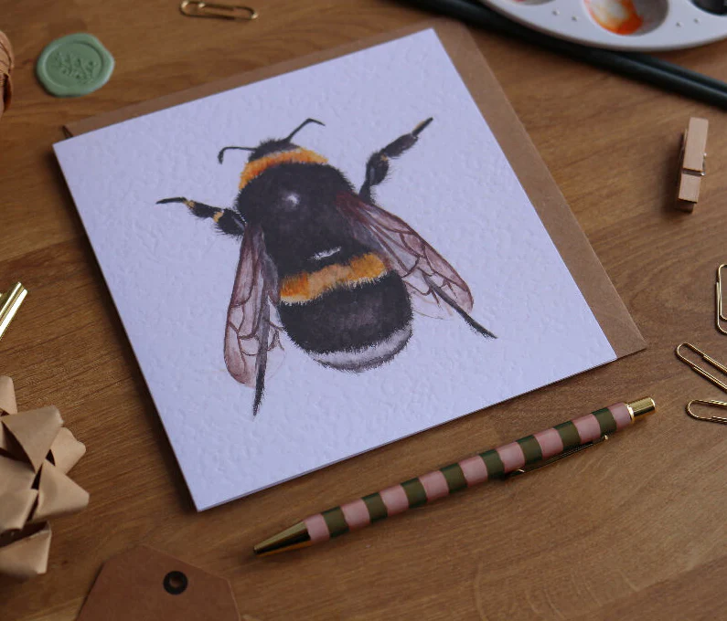 Bumble Bee Greeting Card - Image 2