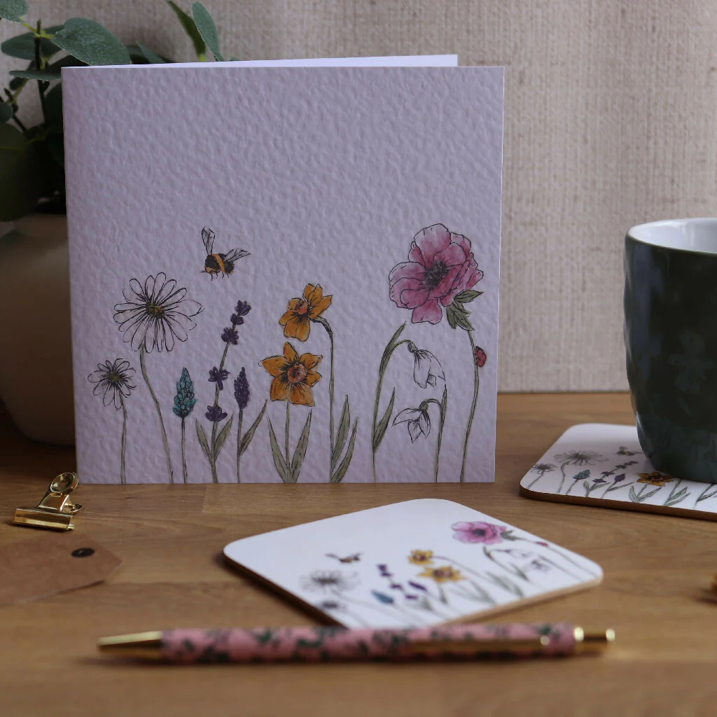 Spring Flowers Greeting Card - Image 2