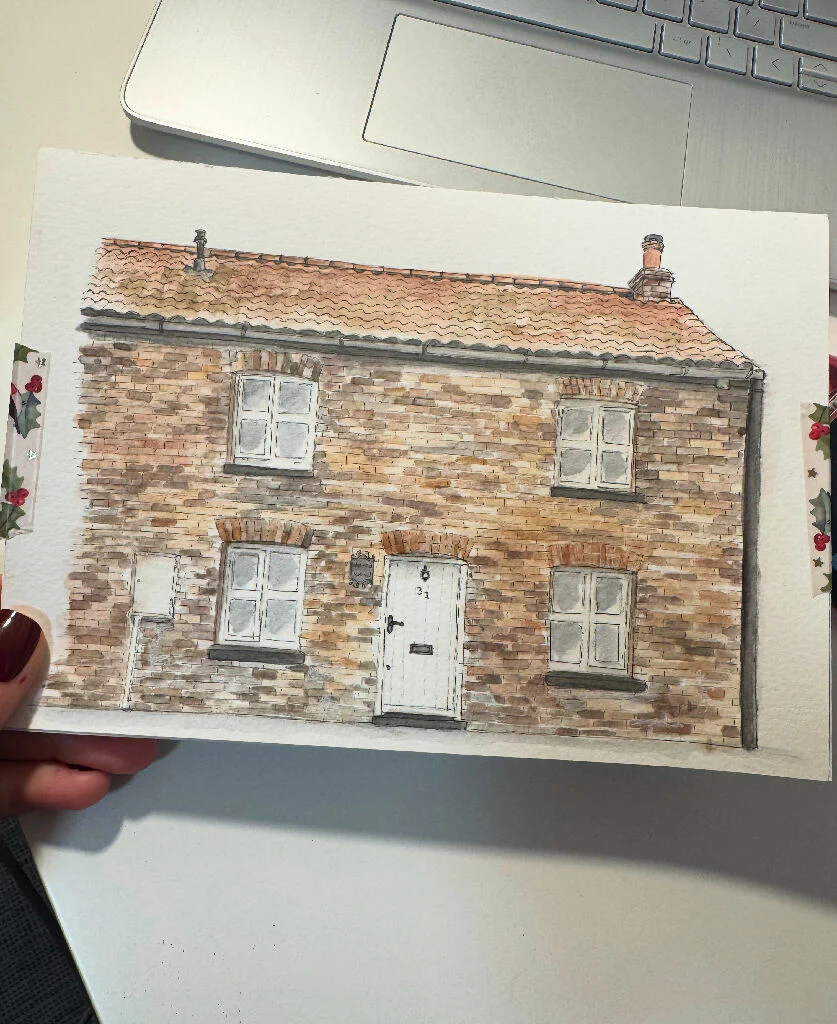 Watercolour House Portrait - Image 2