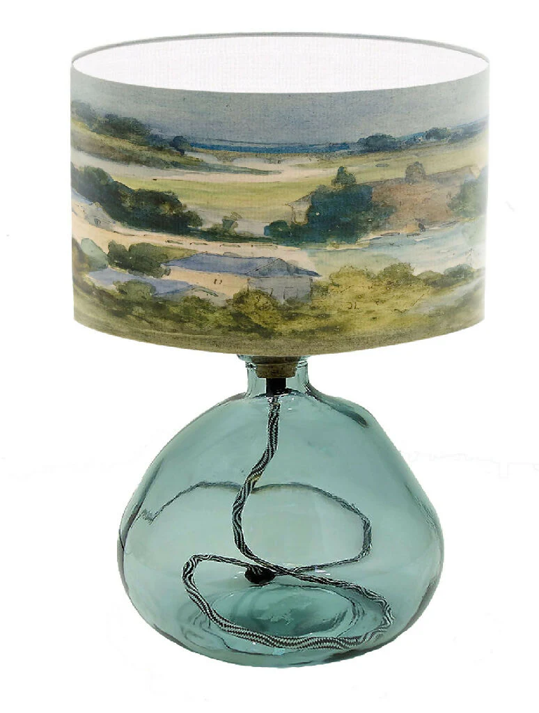 Watercolour Landscape Fine Art Lampshade - Image 4