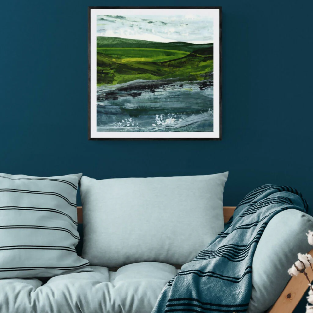 'Where the Sea Meets the Land’ Seascape Art Print - Image 2