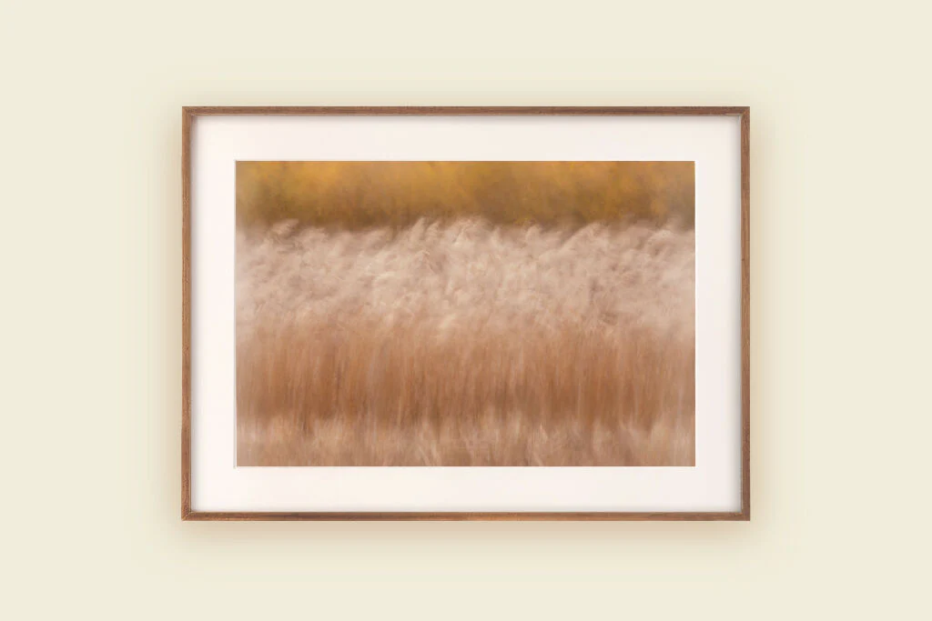 Whispers - Golden Landscape Art Print - Image 2