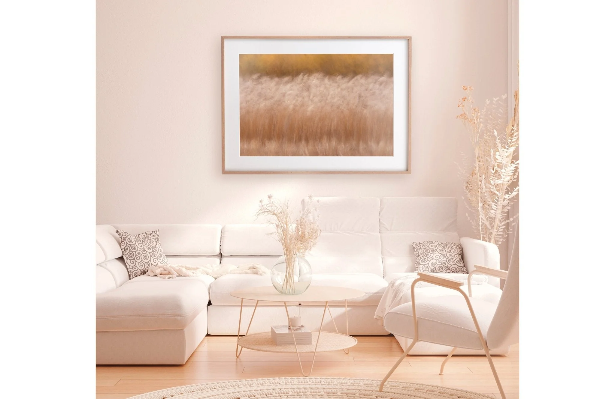 Whispers - Golden Landscape Art Print - Image 3