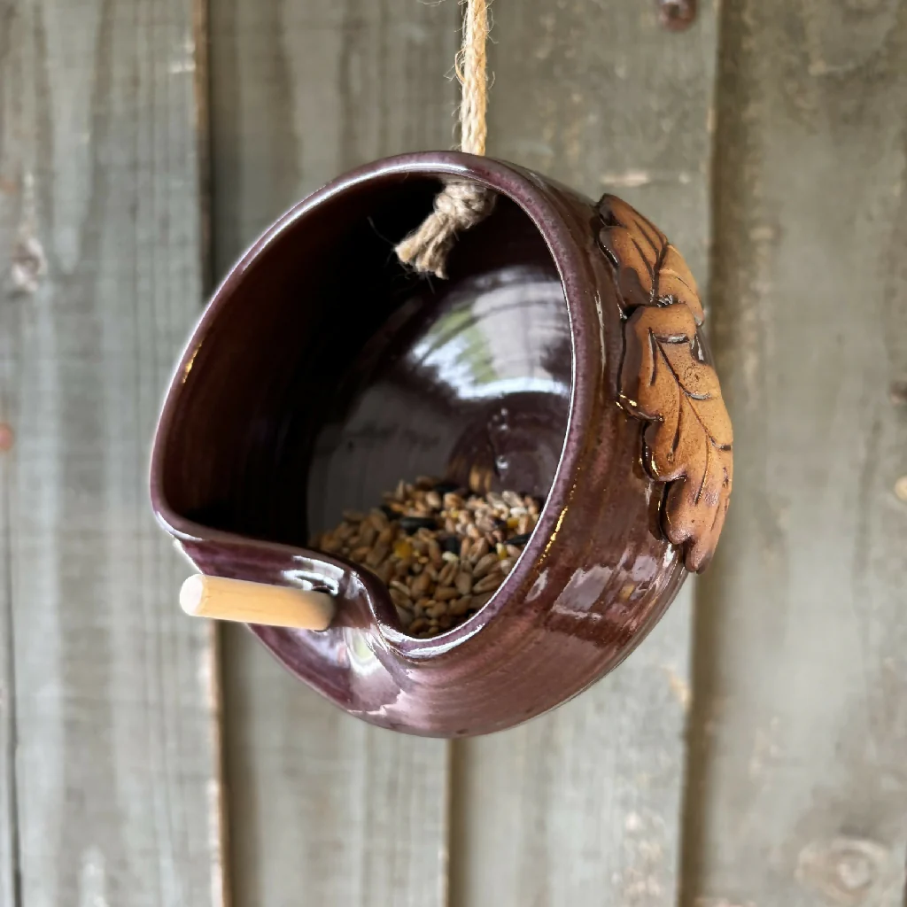 Garden / Wild Bird Feeder ceramic hanging - Image 11