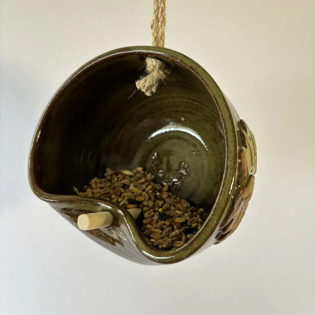 Garden / Wild Bird Feeder ceramic hanging - Image 13