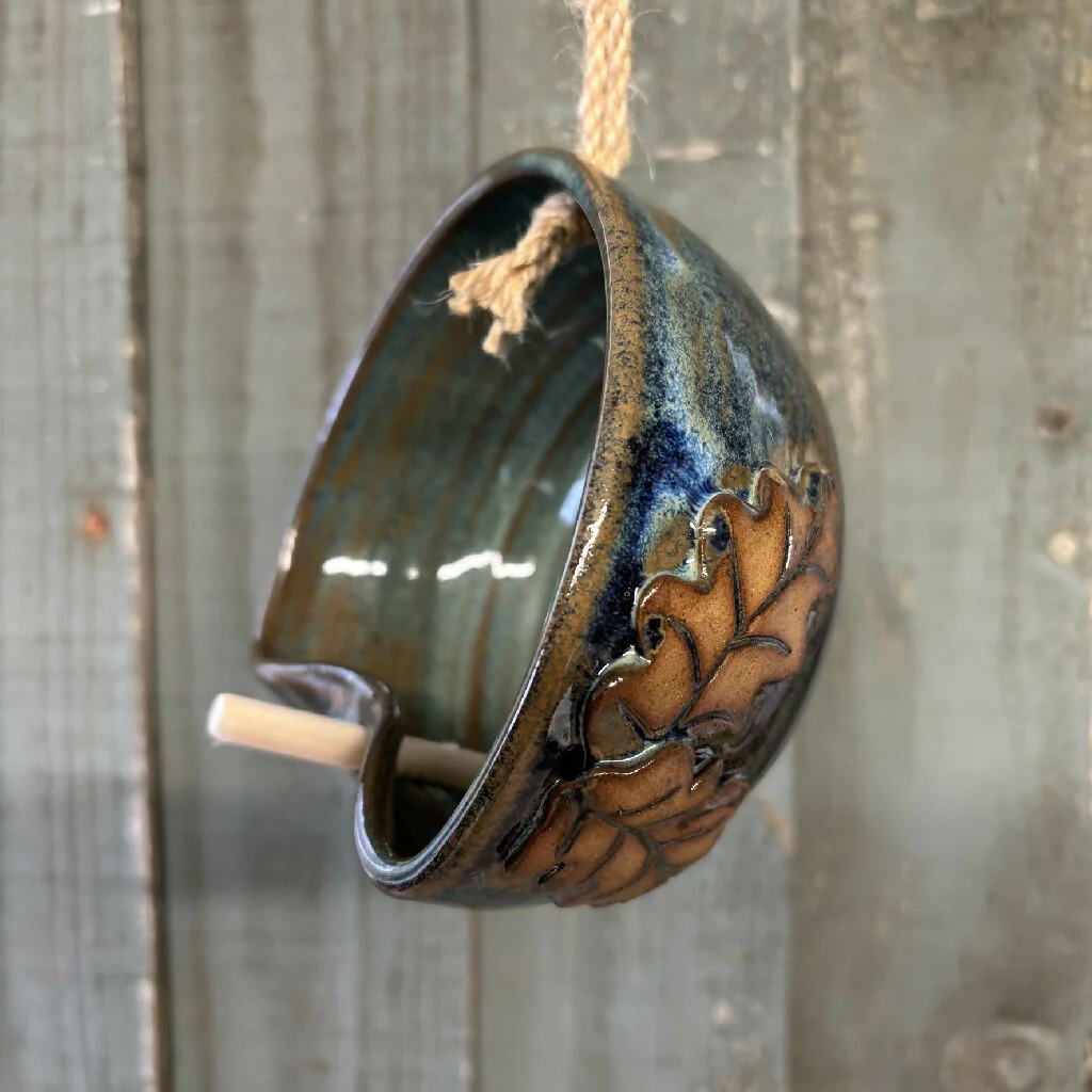 Garden / Wild Bird Feeder ceramic hanging - Image 4