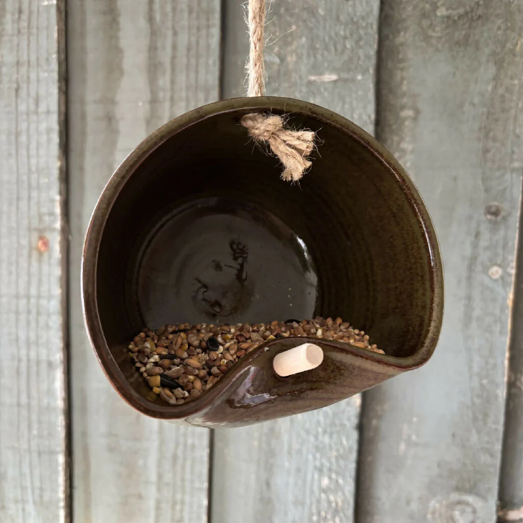 Garden / Wild Bird Feeder ceramic hanging - Image 7